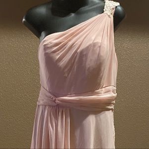 Light pink dress for a wedding